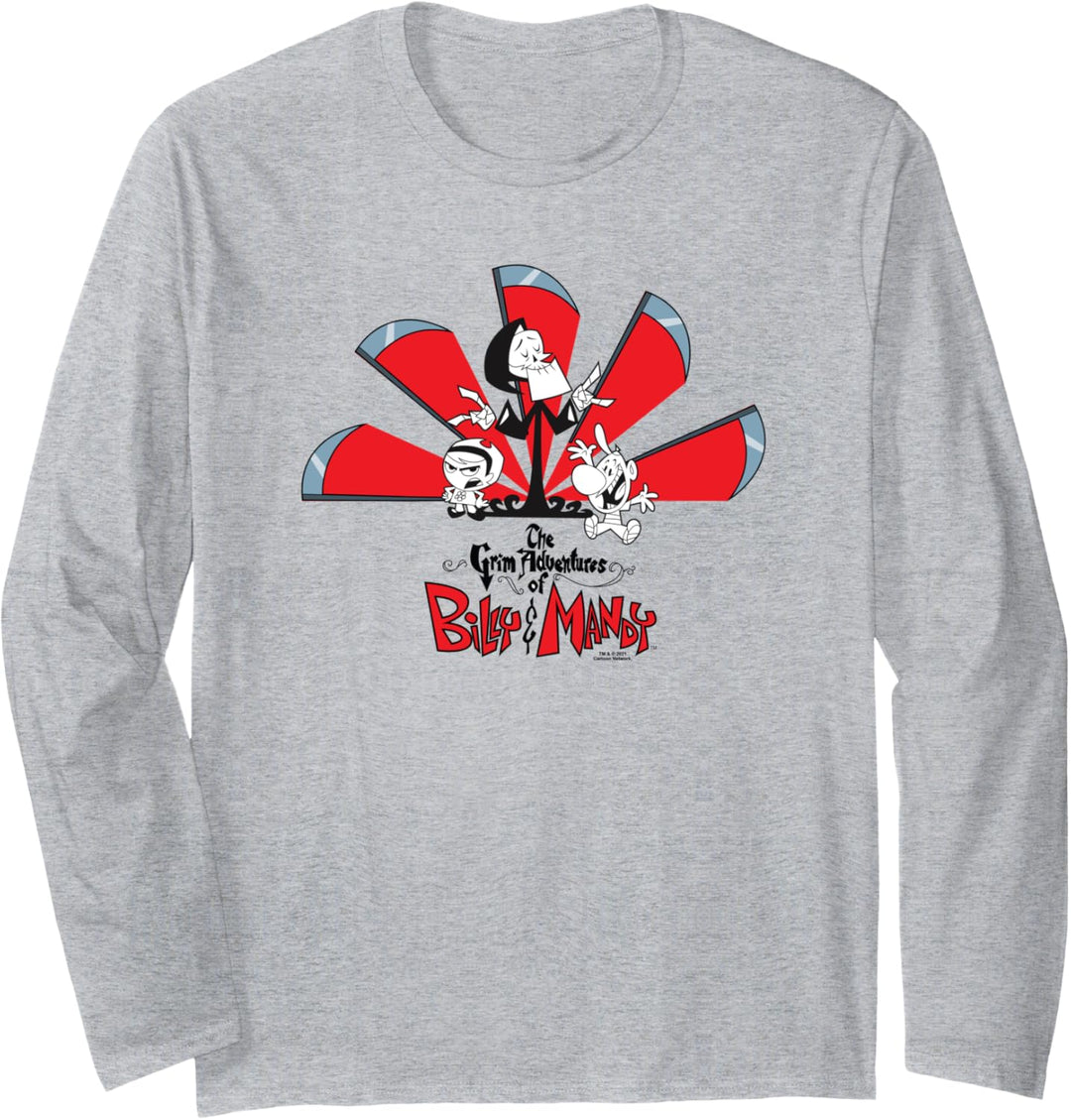 The Grim Adventures of Billy & Mandy Grim, Mandy & Billy Langarmshirt