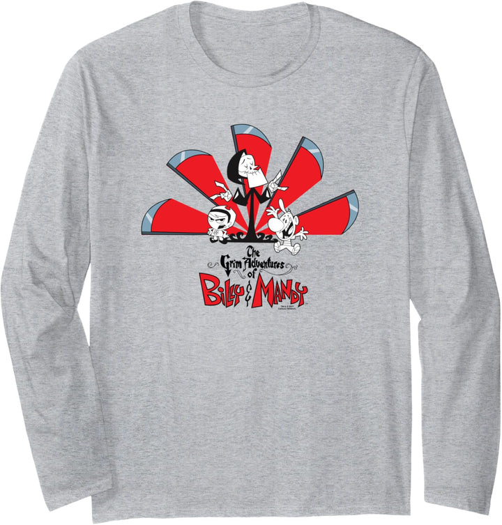 The Grim Adventures of Billy & Mandy Grim, Mandy & Billy Langarmshirt