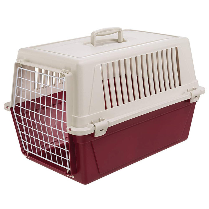 Ferplast Transportbox für Haustiere Hundebox für kleine Hunde und Katzen Atlas 30 EL, Transportbox f