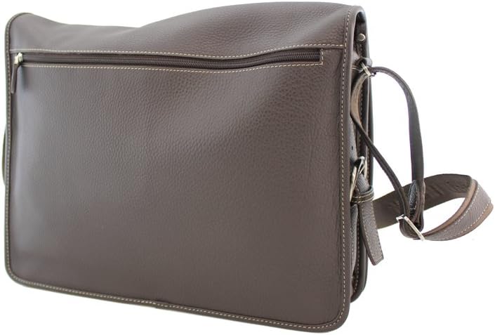 Umhängetasche Gérard Henon Golf aus genarbtem Rindsleder GH 2960 Braun, Braun