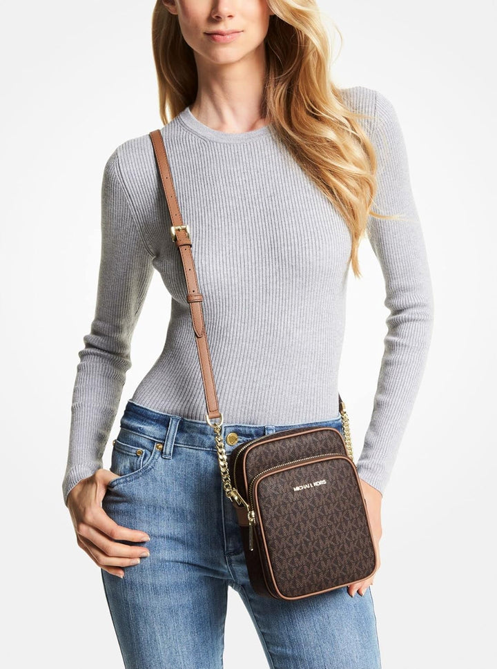 Michael Kors Damen Umhängetasche Braun, Braun