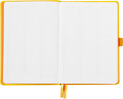 Rhodia 118585C Notizheft Goalbook (DIN A5, 14,8 x 21 cm, Dot, praktisch und trendige, mit festem Dec