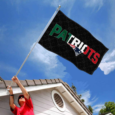 New England Patriots Mexiko mexikanische Farben Flagge für den Innen- und Aussenbereich, 90 x 150 cm