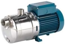 Calpeda MXHM 203E Elektropumpe, horizontal, einphasig, aus Stahl AISI 304