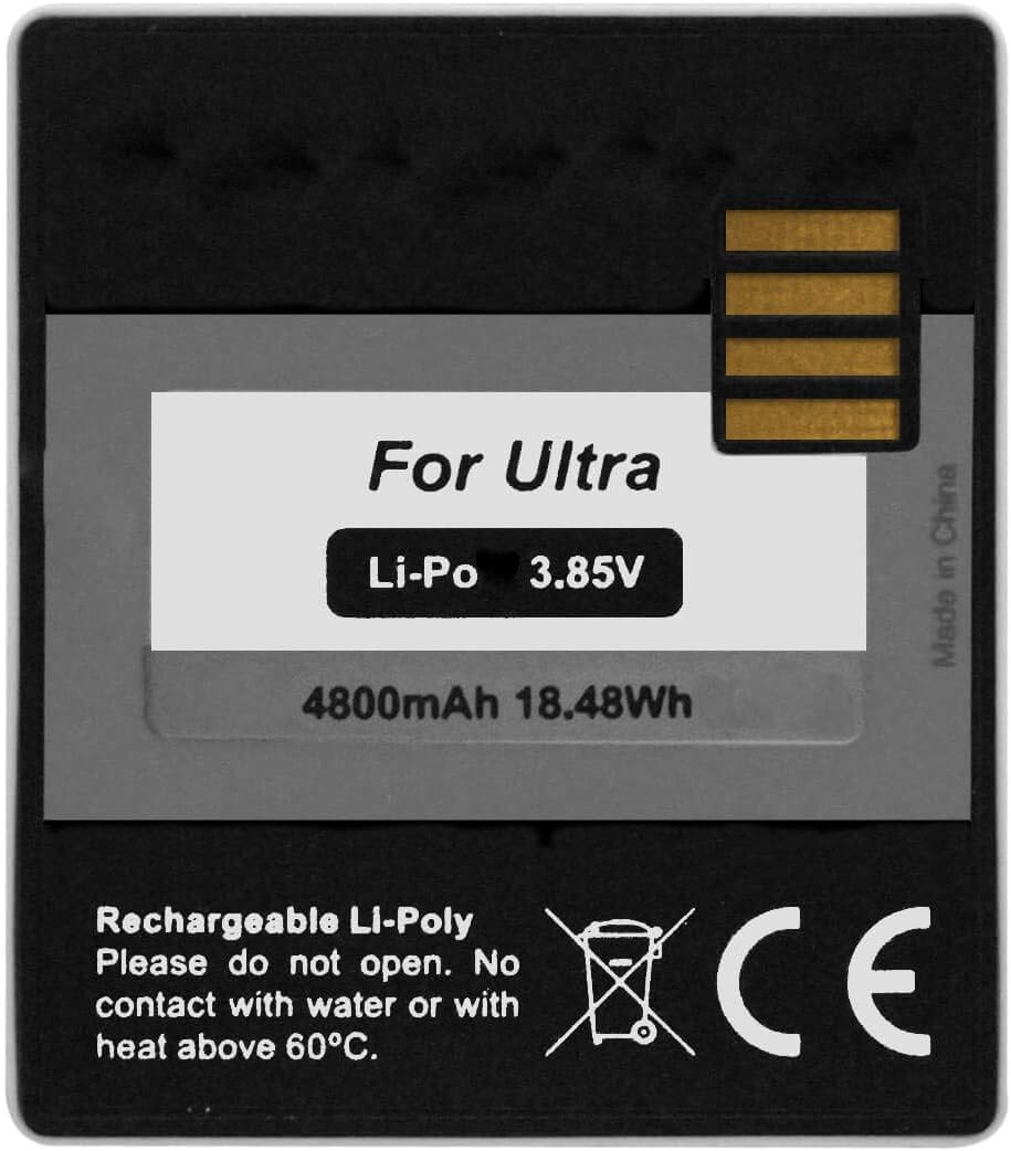 2X Akku + Dual-Ladegerät (USB, mit Display) kompatibel mit Arlo Ultra, Arlo Pro 3 [Lithium-Polymer -
