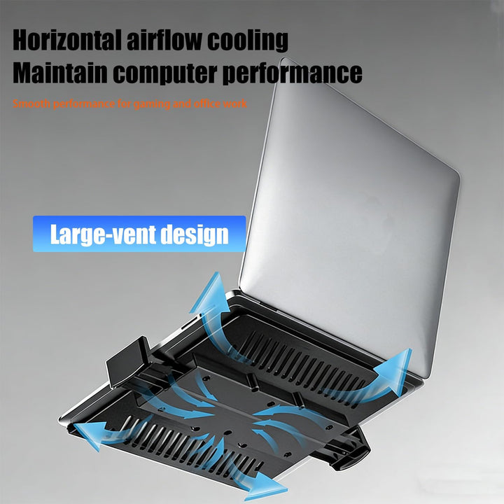 Laptop Arm,2-In-1 Monitorhalter Mit Laptopablage, Belastbar Bis 10 Kg,Verstellbarer Laptoparm,Kompat