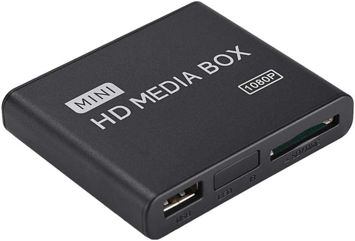 VBESTLIFE 110-240 V Full HD Box Media Player,16 Sprache 1080 P Media Player Box Unterstützung USB MM