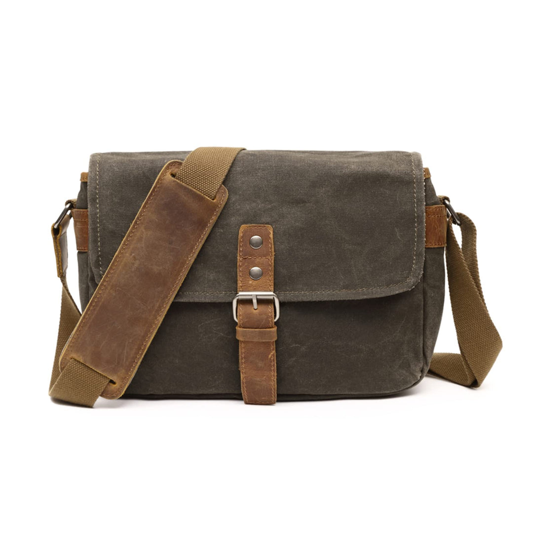 FANDARE Retro Kamera Umhängetasche Herren Segeltuch Arbeitstasche Damen Messenger Bag Schultertasche