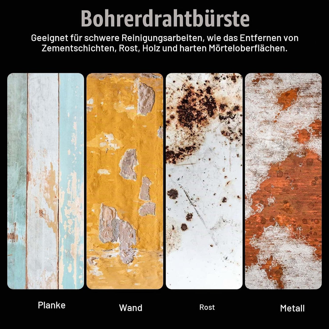 Schleifbürsten: 80 Körnung120x100mm Nylonbürste, Schleifwalze geeignet, Nylonbürste für für Satinier