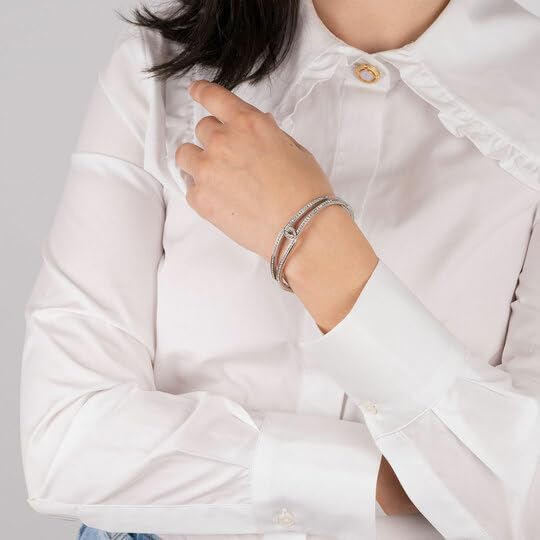 Lotus Style Bracelet Jonc Femme Acier Empierré LS2115-2/1