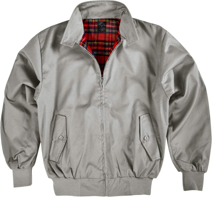 Original GearUp® Harrington Jacke English Style in 12 verschiedenen Designs wählbar XXL Grau, XXL Gr