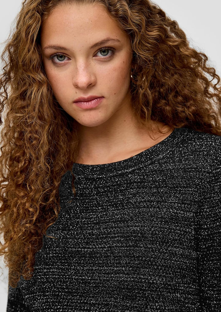 s.Oliver Damen Pullover mit Glitzergarn L 99w0, L 99w0