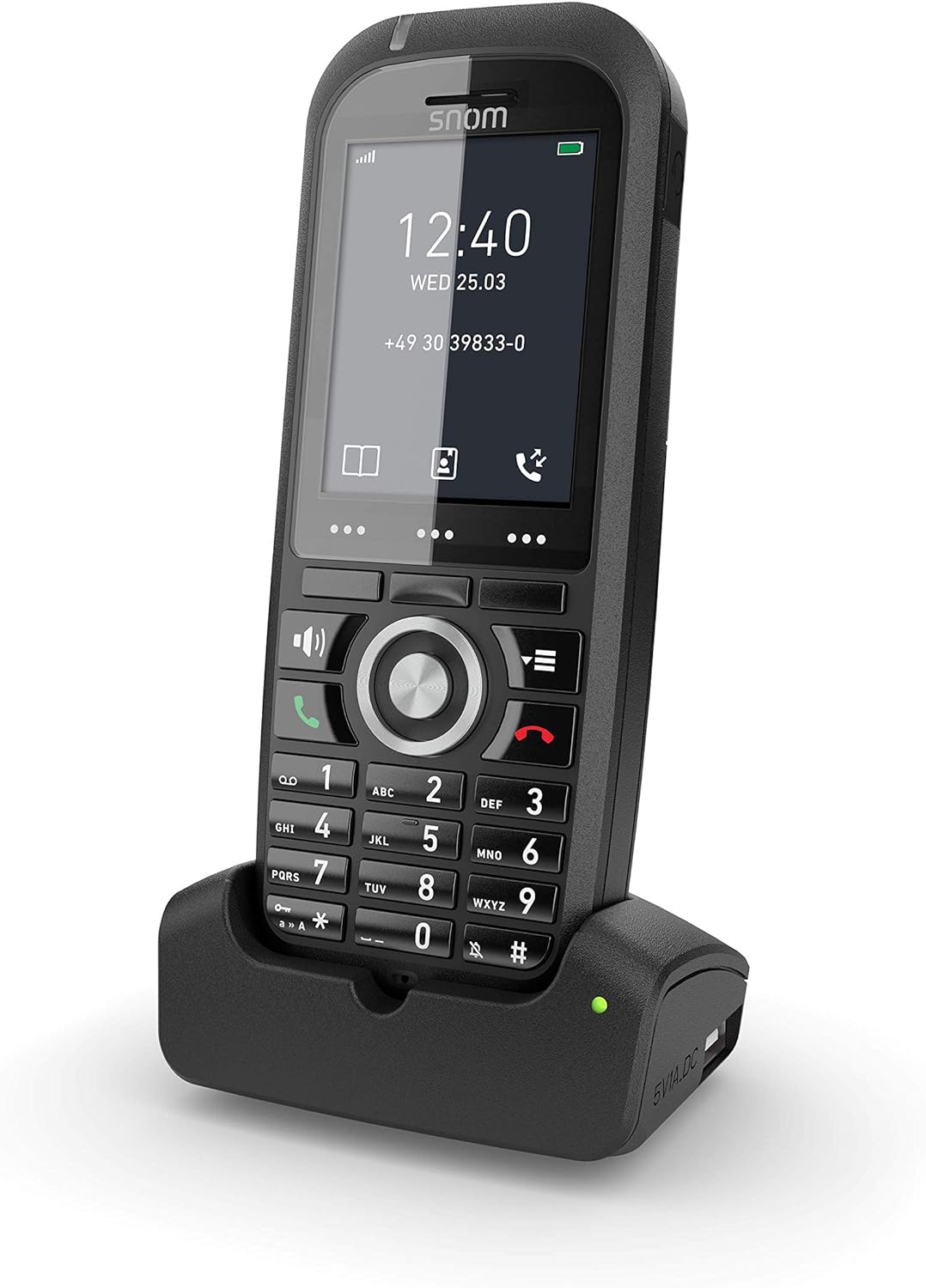 Snom M70 IP DECT Robustes Mobilteil EU / USA, VoIP, SIP, Bluetooth, HD, Alarmschlüssel, Vibration, P