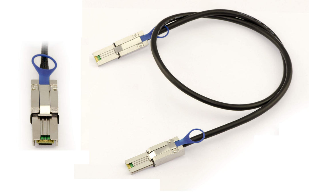 KALEA-INFORMATIQUE SAS-Kabel MiniSAS SFF-8088 zu SFF-8088. Länge 1M, SFF8088 26-polig Mini-SAS exter