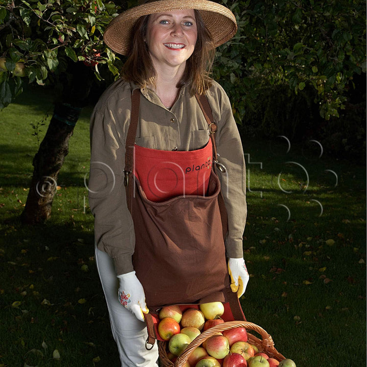 planto Profi-Pflücktasche Ernteschürze Garten, Gartenschürze für Ernte, Sammelschürze, für Gartenabf