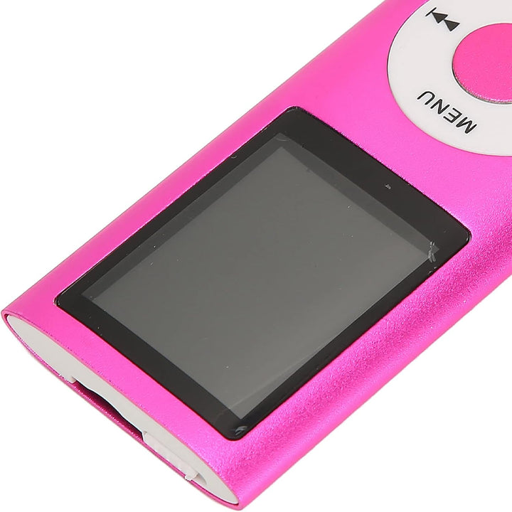 MP3 Player mit Bluetooth, Ultradünner HiFi Sound mit 1,8 Zoll LCD Bildschirm, Tragbarer Digitaler Ve