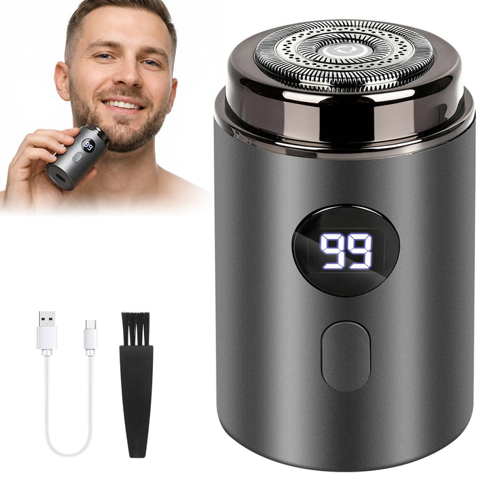 Elektrorasierer Herren, 2 in 1 Tragbarer Elektrischer Mini-Rasierer, Sopami Mini Shaver, Wasserdicht