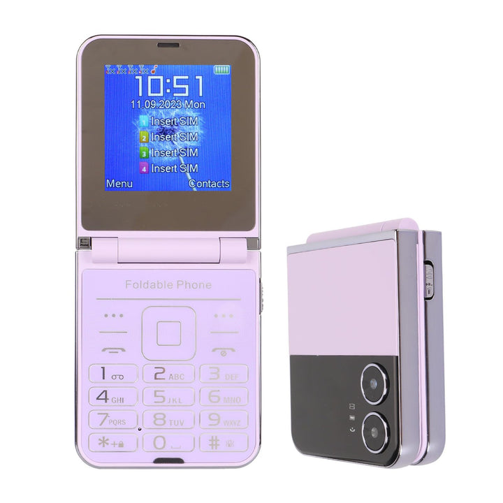 Fockety 2G-Klapptelefon für Senioren, 2,6-Zoll-Bildschirm, Entsperrtes Dual-SIM-Klapphandy, Mobiltel