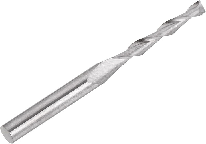 sourcing map 2 Stück VHM Schaftfräser 2 mm, Klingenlänge 17 mm, CNC Fräser für Edelstahl, Verbundwer