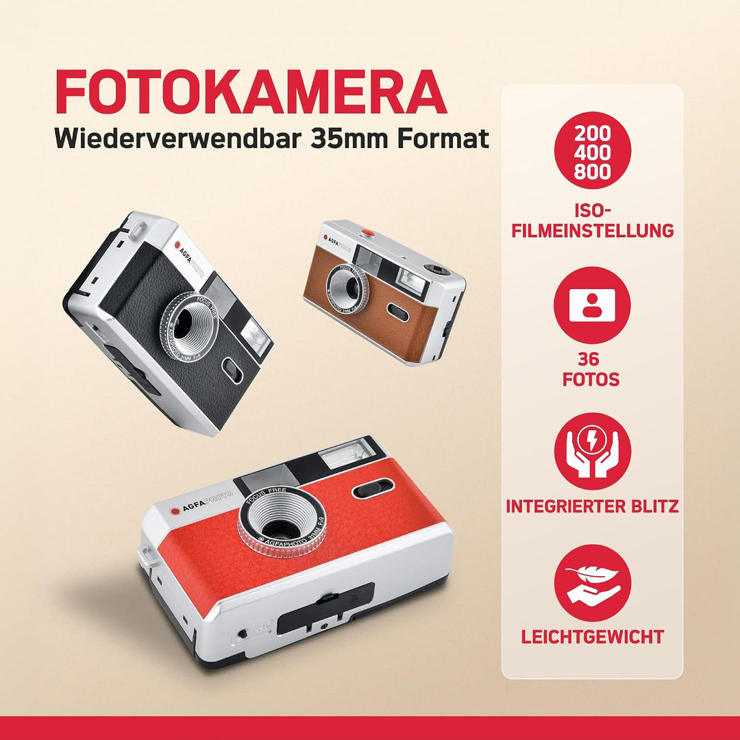 AgfaPhoto analoge 35mm Foto Kamera mintgreen MINT- GREEN Kamera Kamera, MINT- GREEN Kamera Kamera