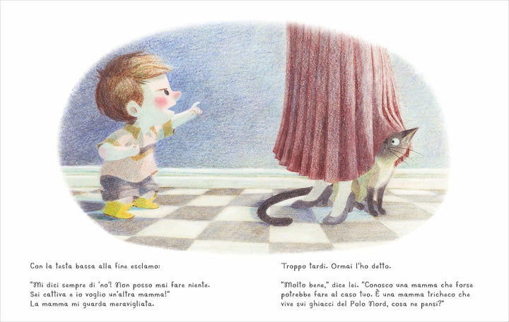 Voglio un'altra mamma!, Gebundenes Buch