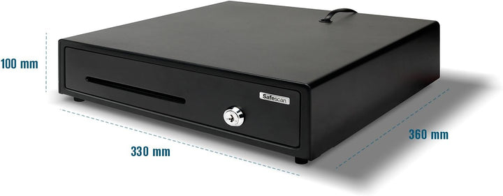Safescan LD-3336 Leichte Kassenschublade, 36 x 33 x 8 cm & Tera Kabelloser Handheld-Barcode-Scanner