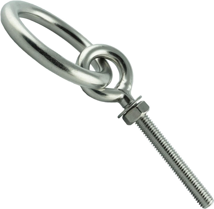 Eisenwaren2000 | M12 x 150 mm Augbolzen mit Ring (2 Stück) - Ösenschrauben - metrisches Gewinde - Ri