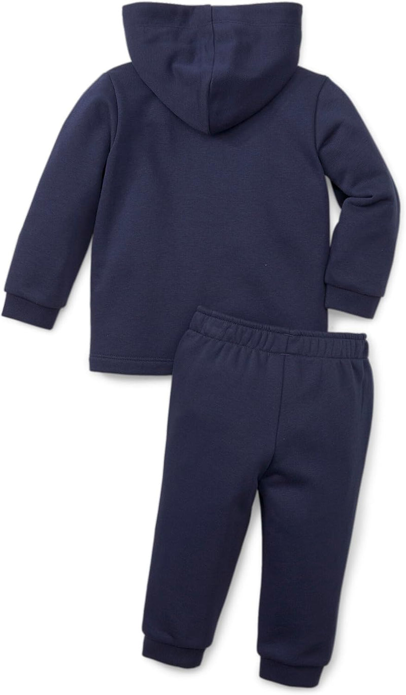 PUMA Unisex Suits Minicats-Jogginganzug für Babys im Colorblock-Design 74 Peacoat Blue