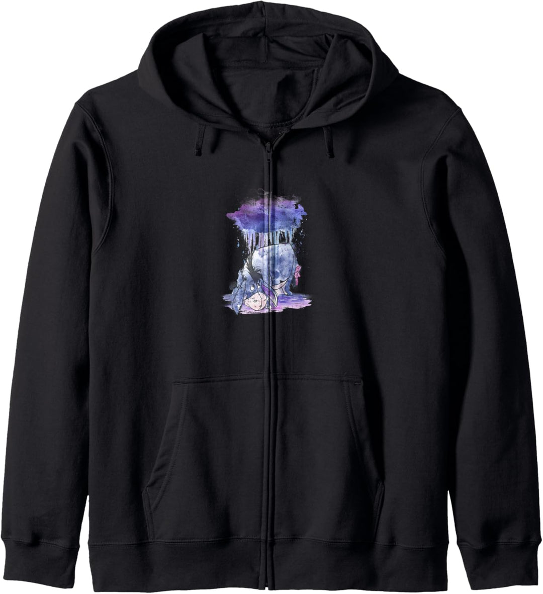 Disney Winnie The Pooh Eeyore Watercolor Rain Cloud Kapuzenjacke