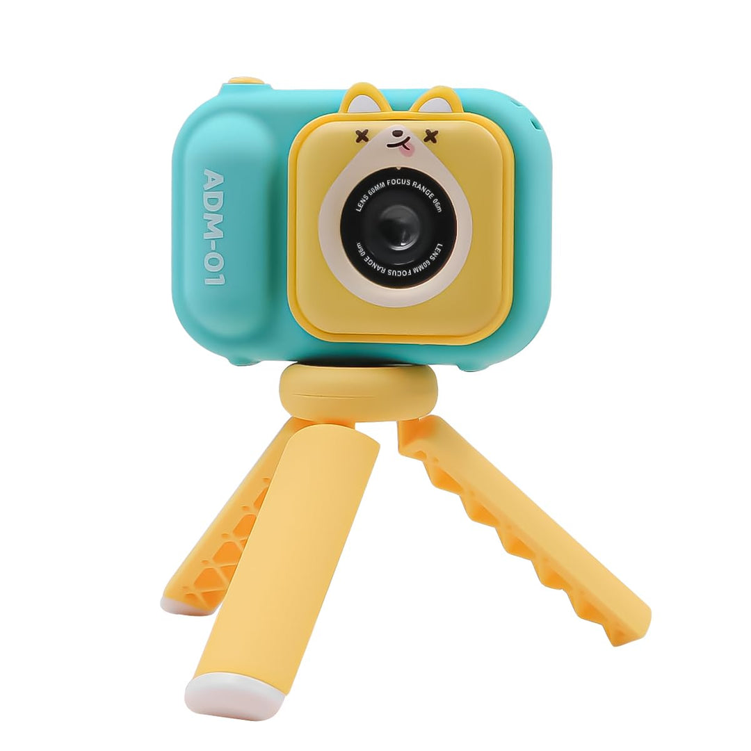 Mini-Digitalkamera für Kinder, 1080P, 48 MP, 6,1 cm IPS-Bildschirm, Dual-Objektiv, integrierter Akku