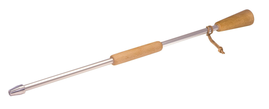 Flammenbläser Bouffadou Firekeeper Blasrohr zum Feuer anfachen Buchenholz& Aluminium 60cm