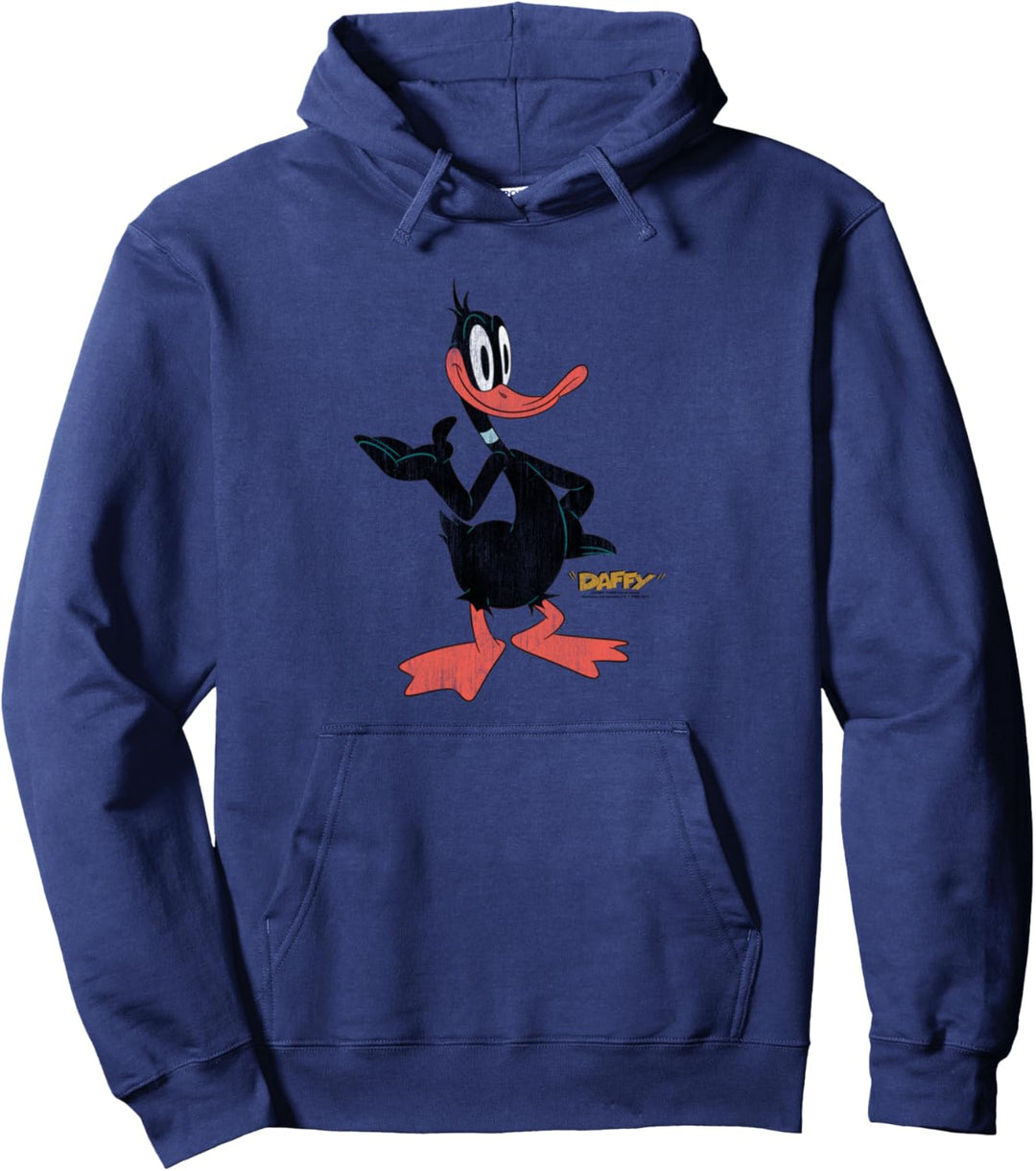 Looney Tunes Daffy Distressed Pullover Hoodie