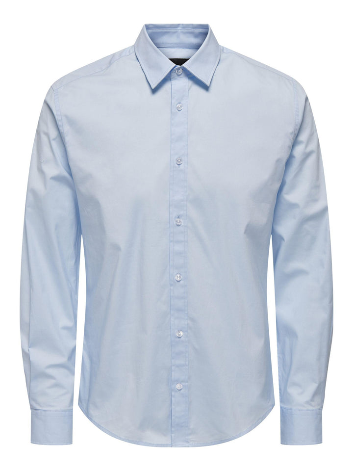 ONLY & SONS Male Popelin Hemd ONSANDY Popelin Hemd XL Cashmere Blue, XL Cashmere Blue