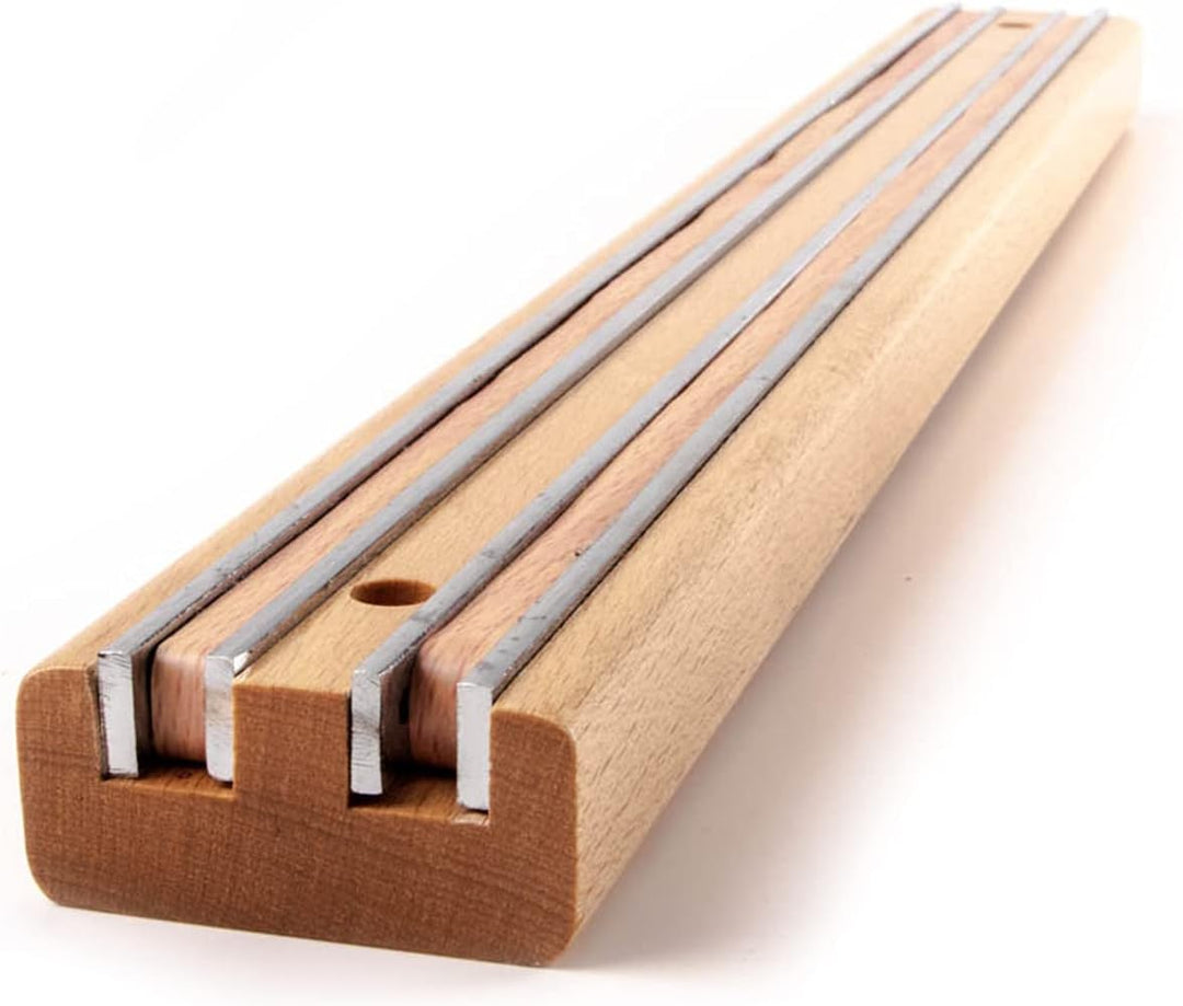 magnets4you - Magnetische Messerleiste aus Holz | 460 mm | Magnetleiste universell einsetzbar - in H