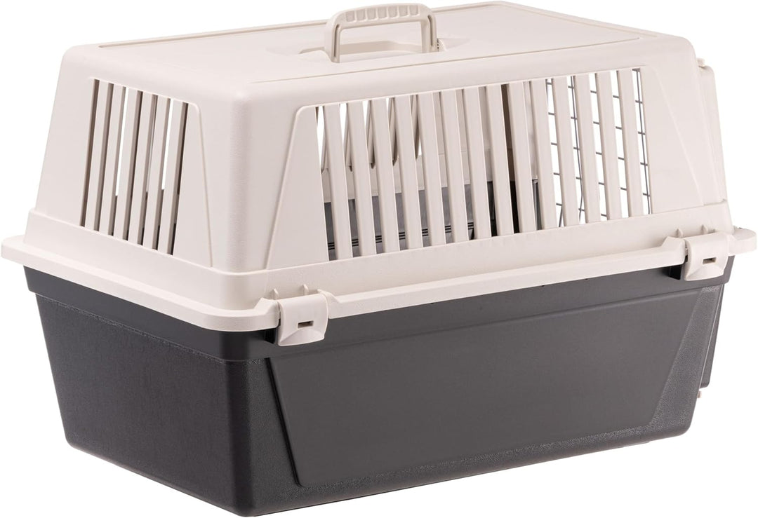 Ferplast Transportbox für Haustiere Hundebox für kleine Hunde und Katzen Atlas 30 EL, Transportbox f