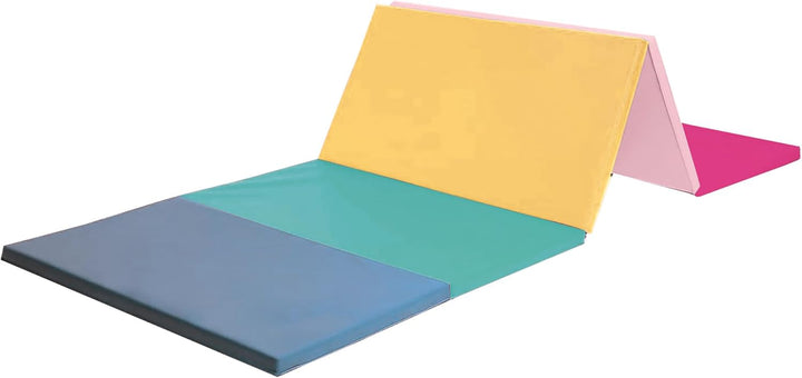 Klappbare Turnmatte | ca. 185 x 76 x 3 cm | Tragbare und faltbare Kinder Weichbodenmatte, auch ideal