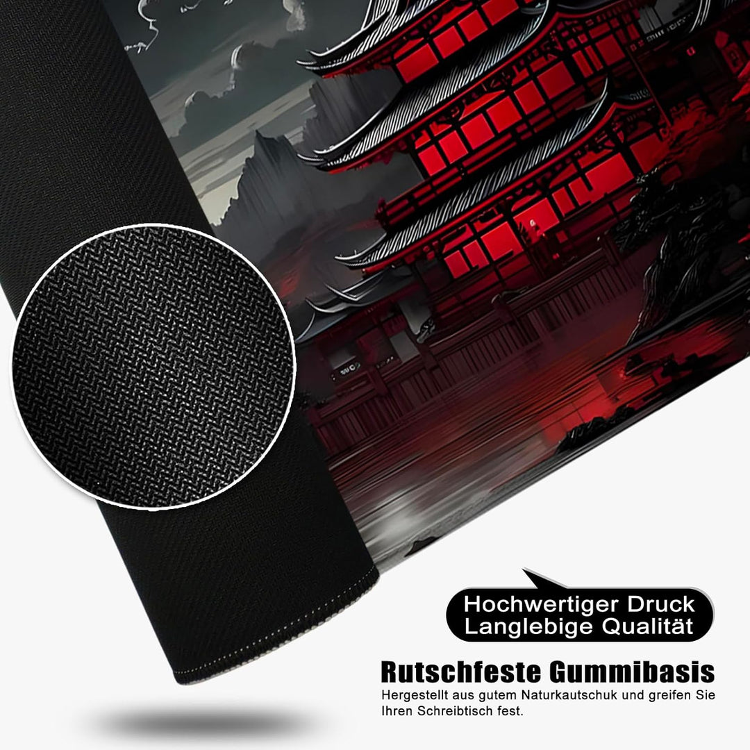 Japan Mauspad xl Gaming Mousepad Desk Pad Gross Desk Mat Japanisch Bürozubehör Anime Schreibtischunt