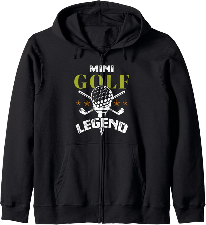 Golf Gifts - Mini Golf Legend - Golfer Miniature Golfing Kapuzenjacke