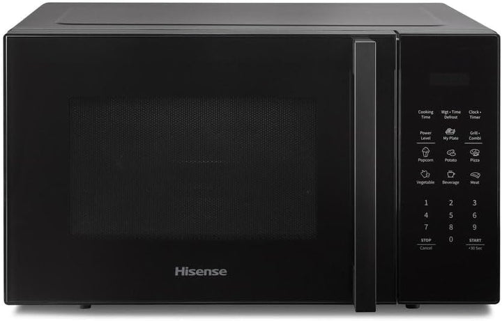 Hisense H29MOBS9HG-Mikrowelle mit Grill, 29 l, XL-Drehteller, 11 Leistungsstufen, Tür aus gehärtetem