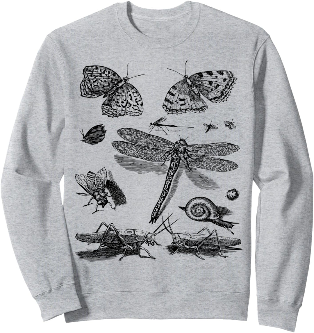 Libelle Schmetterling fliegende Insekten Sweatshirt