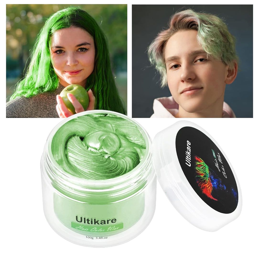 Temporäre Haarfarbe Creme, Ultikare Haarfarbe Wachs Temporäre Haarfarbe Set Instant DIY Cosplay für