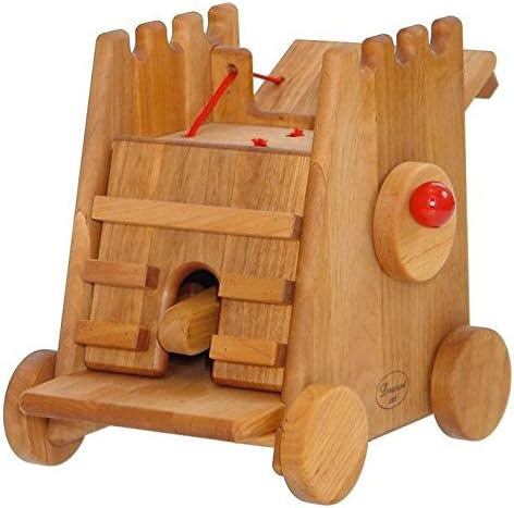 Erst-Holz 931 1101 Belagerungsturm für Drewart Ritterburg Burg nachhaltiges Holzspielzeug ...