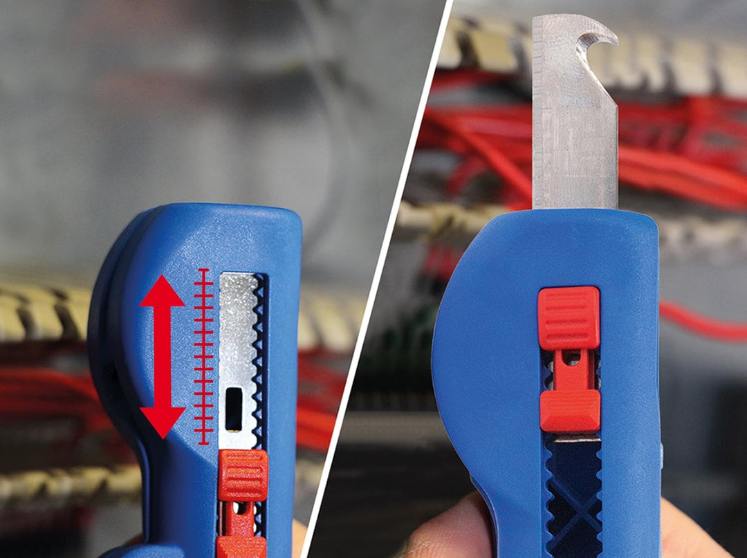 WEICON TOOLS Quadro-Entmanteler No. 16 6er Set | 4-in-1 Abisolierer von 8,0 - 13,0 mm Kabel, 6er Set