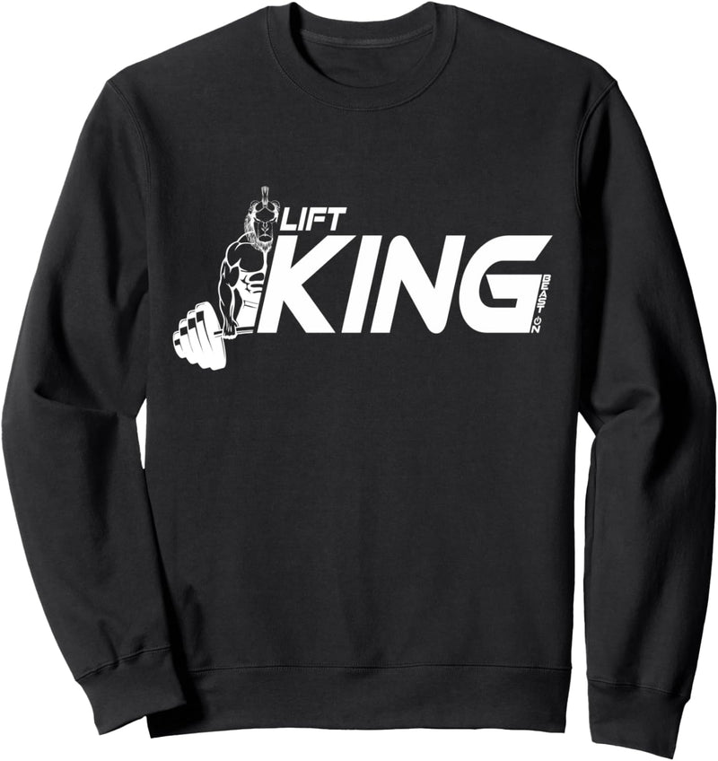 Fitness King Deadlift Löwe Fitness Gym Motivation Training Sweatshirt