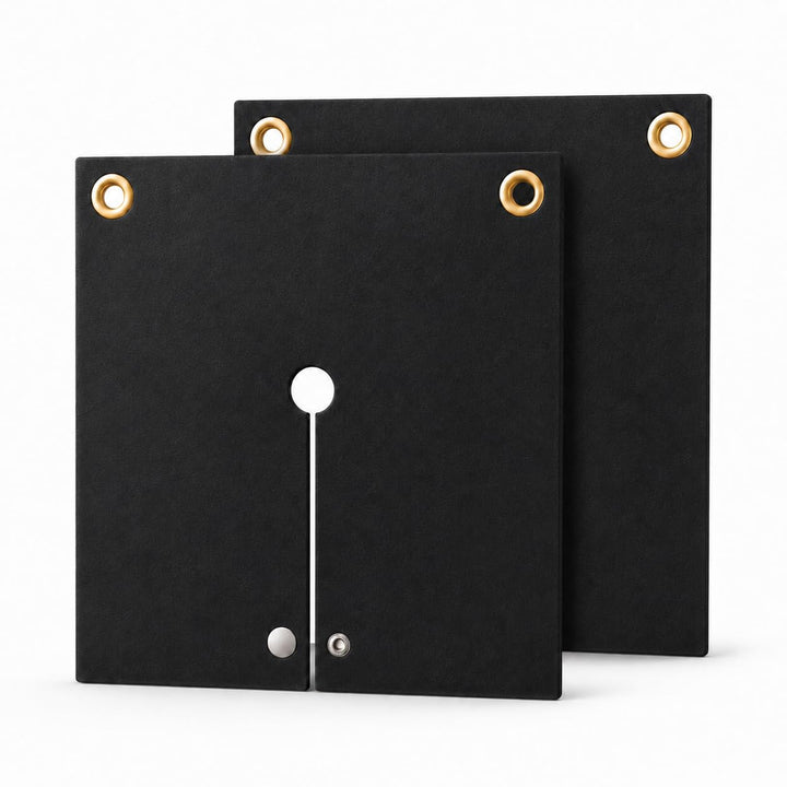 PAWBOSE Schweissdecke, 60 x 60 cm, 2er-Pack, 5 mm dicker, feuerfester Hitzeschutz aus Kohlefilz, hit