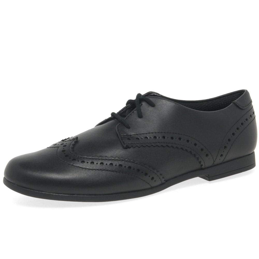 Clarks Damen Scala Lace Y Derbys 37 EU Black Leather, 37 EU Black Leather