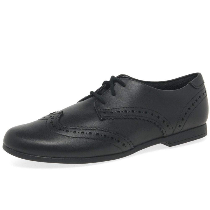 Clarks Damen Scala Lace Y Derbys 37 EU Black Leather, 37 EU Black Leather