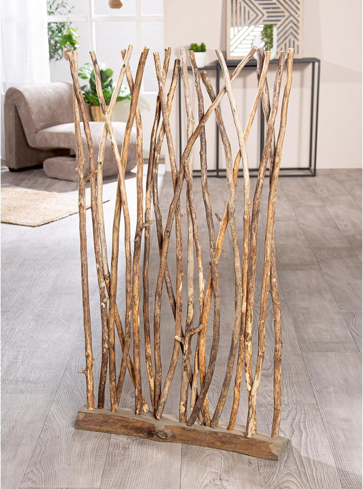 GILDE Standrelief Spazio aus Holz - naturfarben - Höhe 105cm x Breite 60cm - Naturprodukt, Masse var