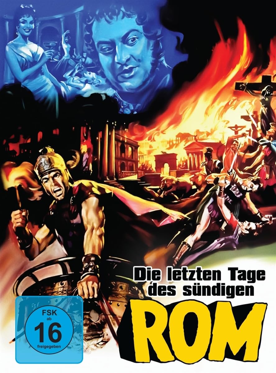 DIE LETZTEN TAGE DES SÜNDIGEN ROM - Mediabook COVER A limitiert auf 250 Stück (Blu-ray + DVD), Blu-r