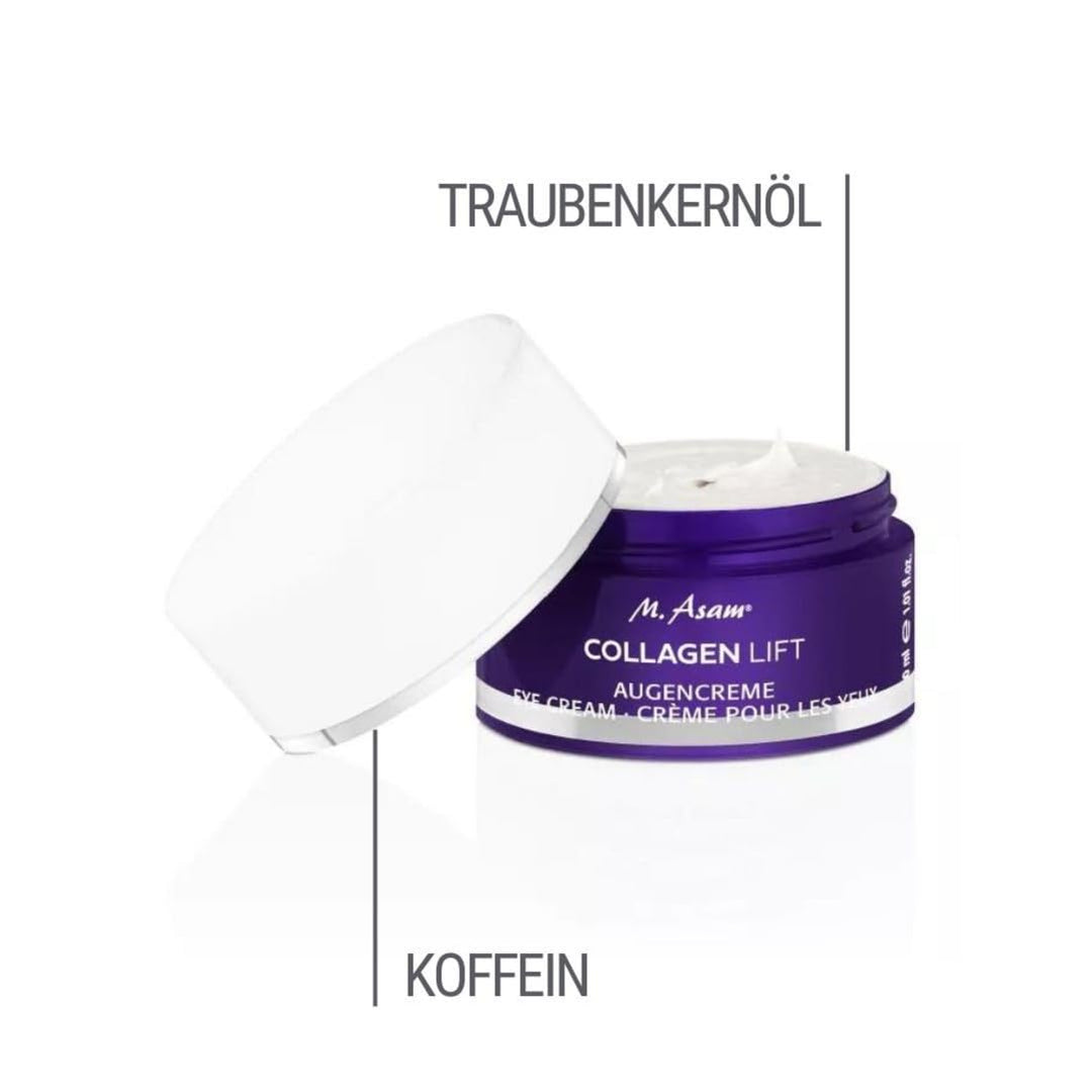 M. Asam COLLAGEN LIFT Augencreme (30 ml) – Straffende Collagen Augencreme minimiert Linien & Fältche
